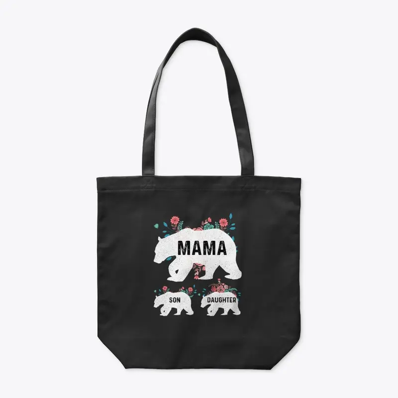 Mama Bear and Cubs Insulated