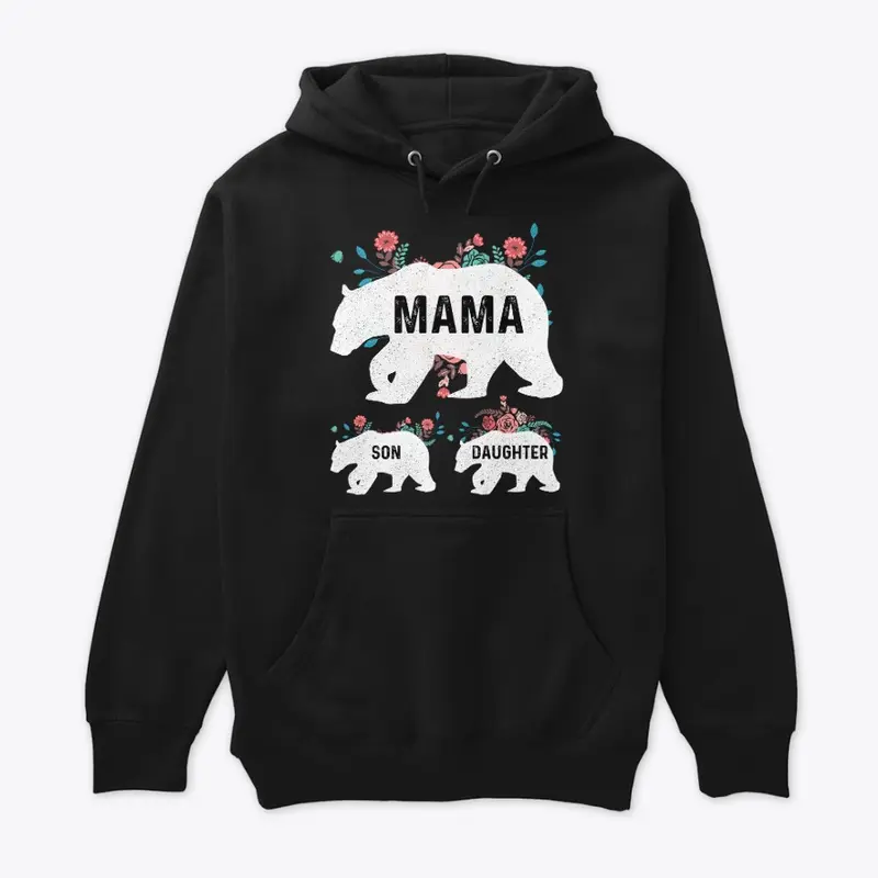 Mama Bear and Cubs Insulated