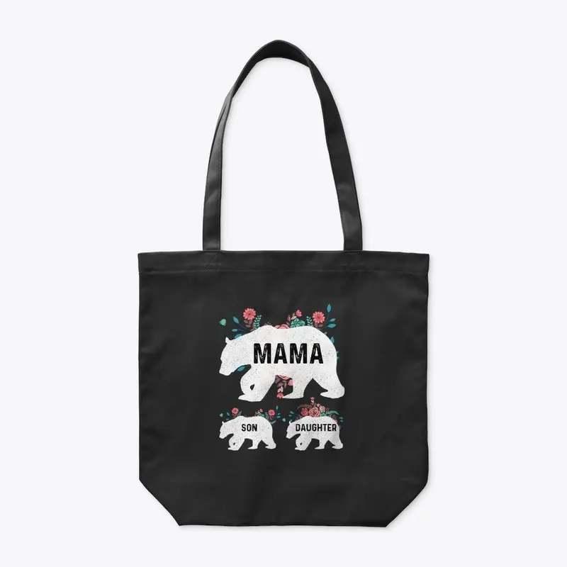 Mama Bear and Cubs Insulated