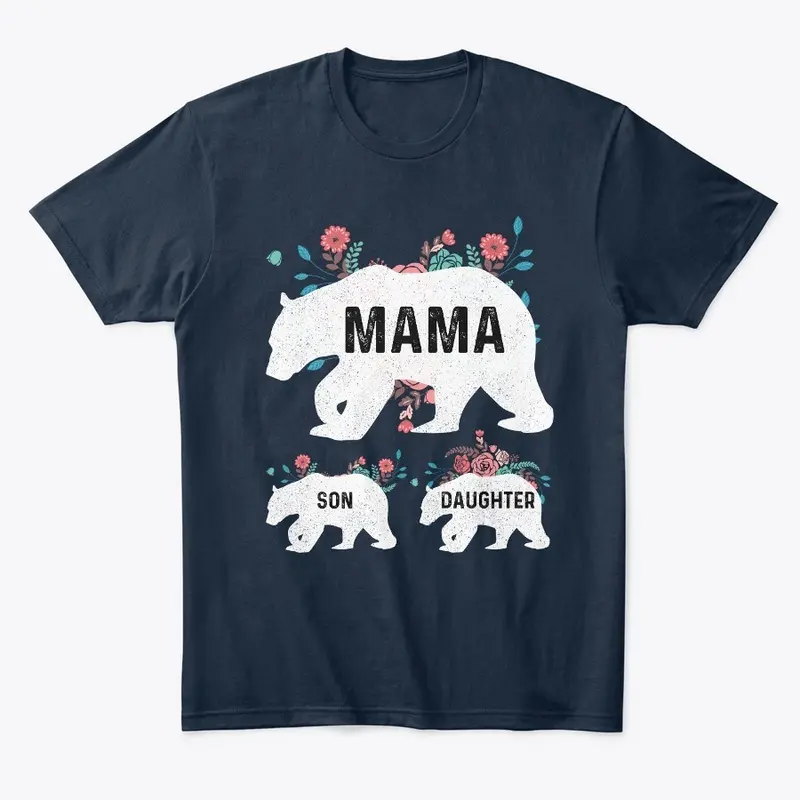 Mama Bear and Cubs Insulated