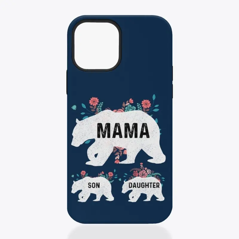 Mama Bear and Cubs Insulated