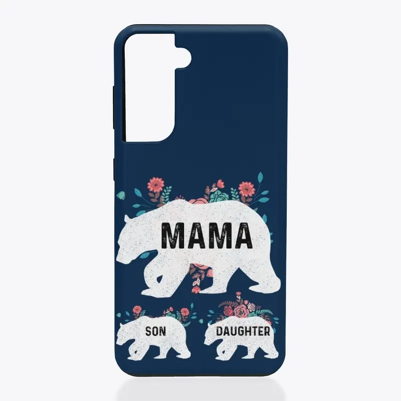 Mama Bear and Cubs Insulated