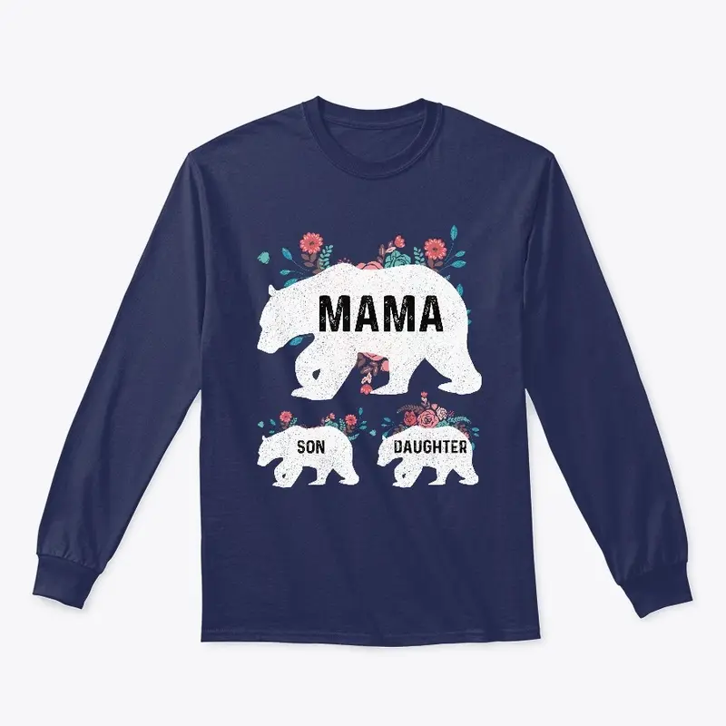 Mama Bear and Cubs Insulated